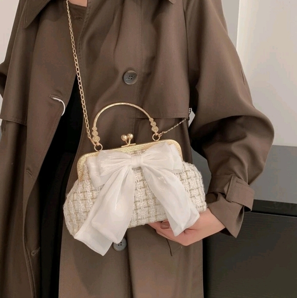 2024 New Arrival Sparkly Chain Decor Evening Bag, Women's Fashion Celebrity Insp - Picture 2 of 6